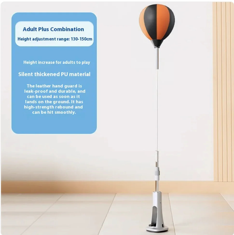 π₯: Vertical Speed Ball Boxing Target - Complete Training Kit with Gloves & Bandages