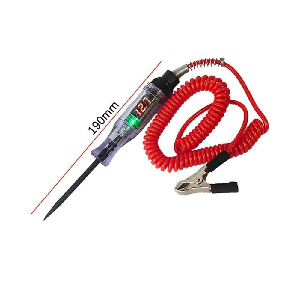 ⚡ Digital Electric Voltage Circuit Tester - Automotive Test Light 6-24V