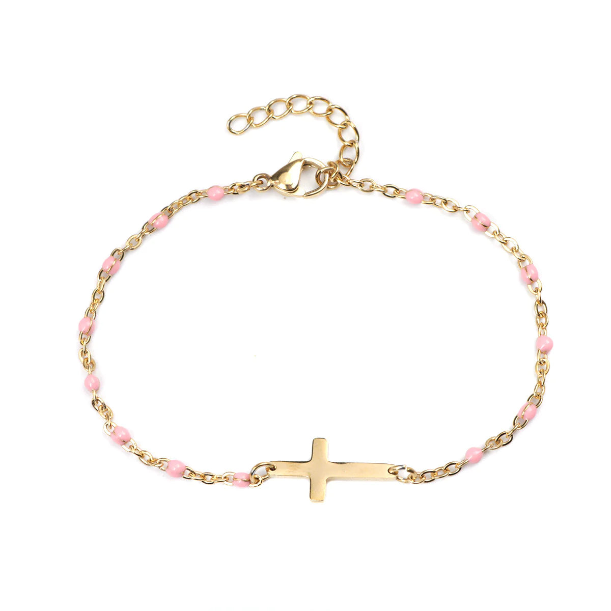 ✝️: Cross Stainless Steel Bracelet