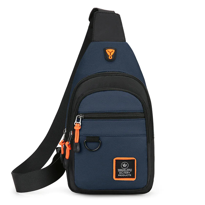 π: Men's Multi-Layer Crossbody Bag - Business Tactical Chest Pack