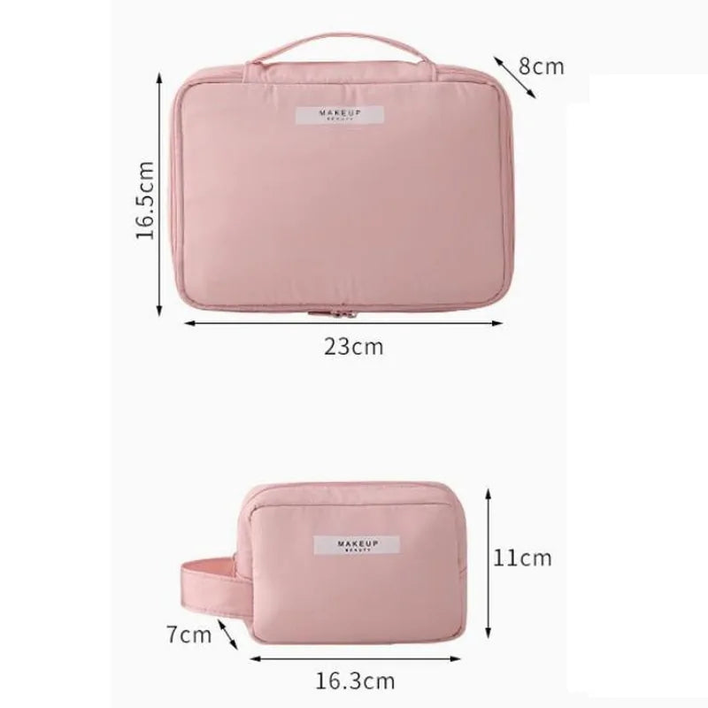 π: Stylish Makeup Bag Organizer - Beauty Essentials Storage