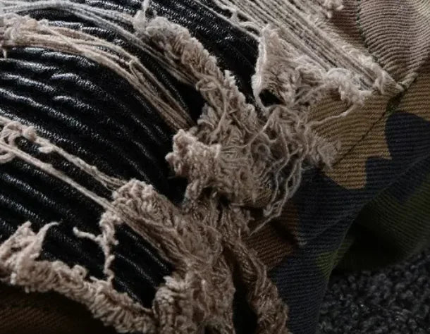 👖: Men's Camouflage Jeans - Rugged Tactical Style Denim