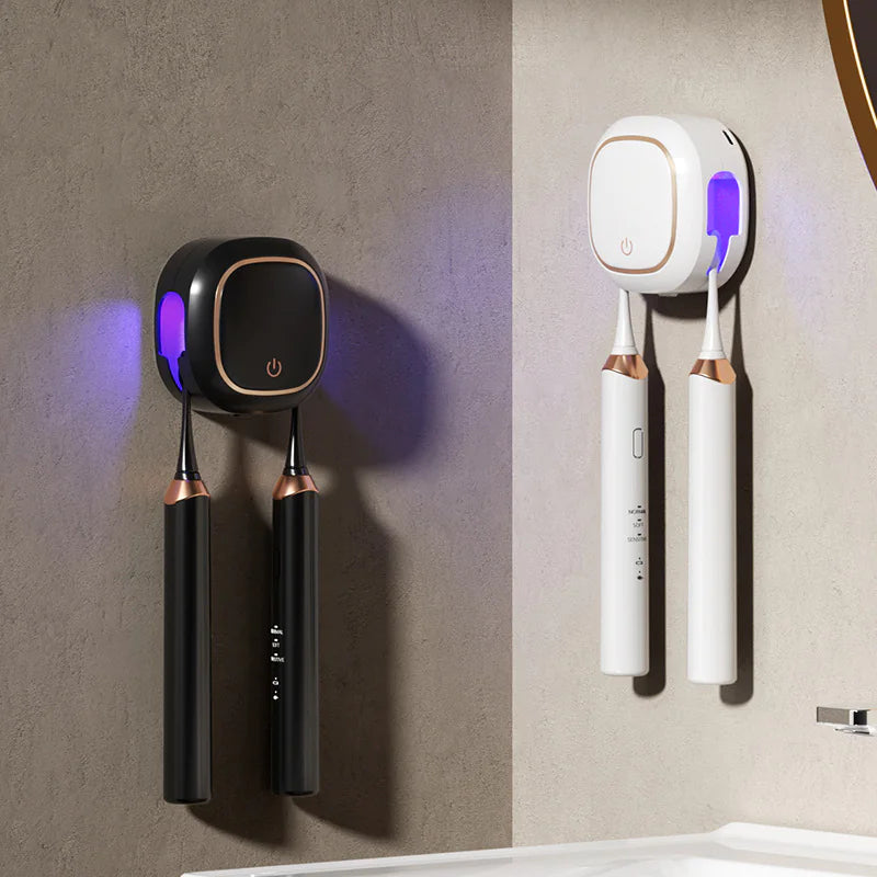 🦷 Wall-Mounted Electric Toothbrush Holder - Space-Saving Bathroom Organizer