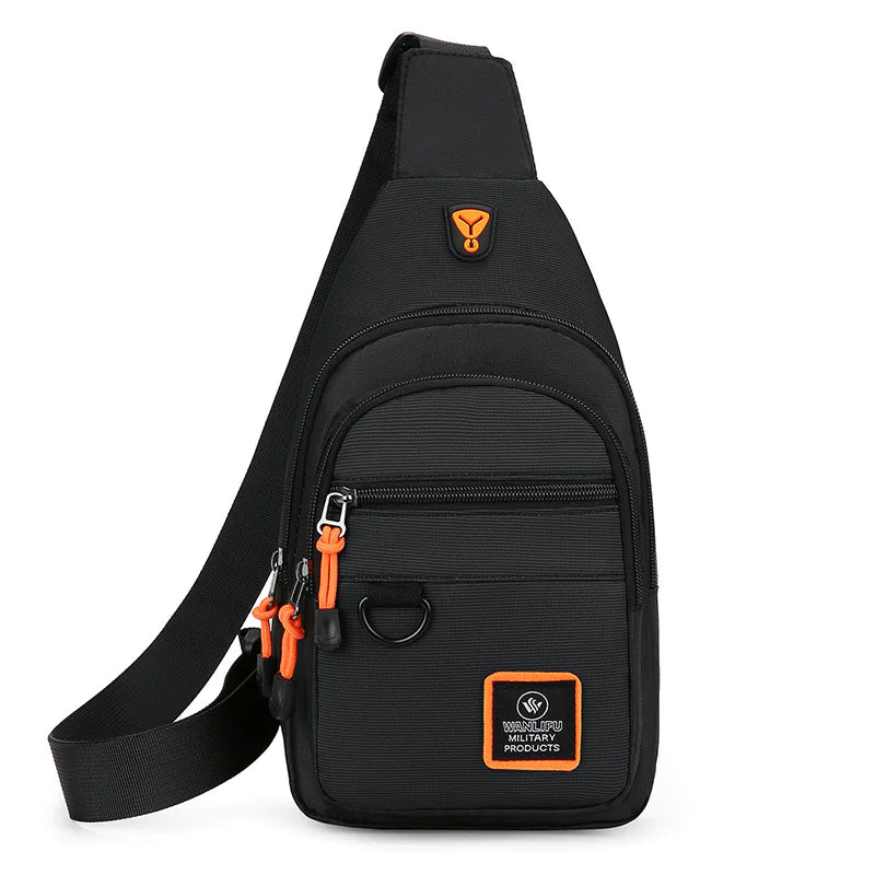 π: Men's Multi-Layer Crossbody Bag - Business Tactical Chest Pack