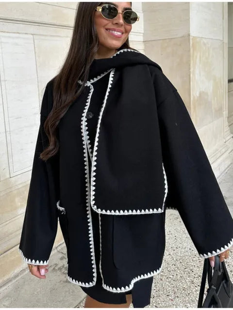 🧥: Women's Plush Thick Winter Coat - Ultimate Cozy Warmth