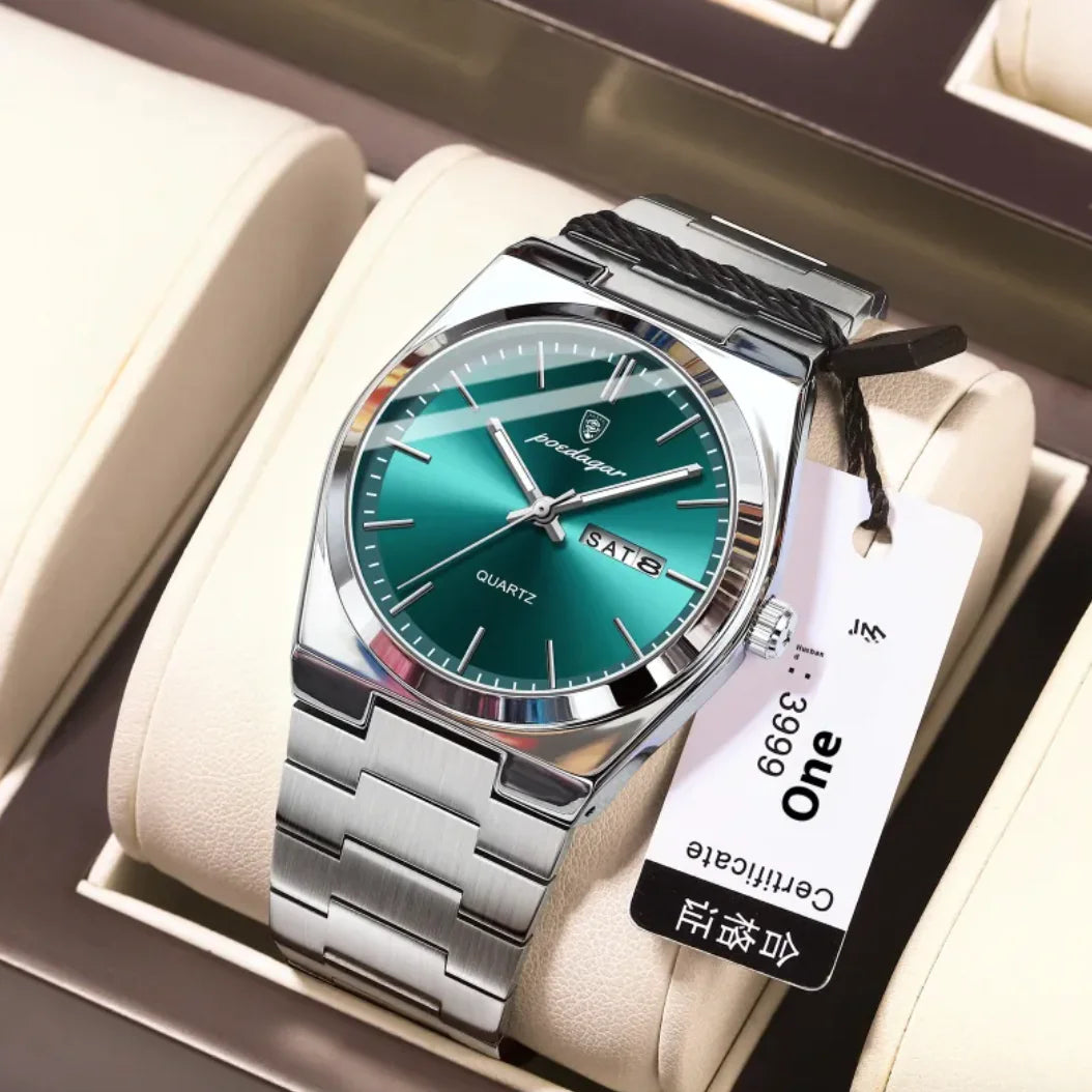 ⌚: Ultra-Thin Waterproof Men's Quartz Watch - 5mm Slim Profile 50M Resistant