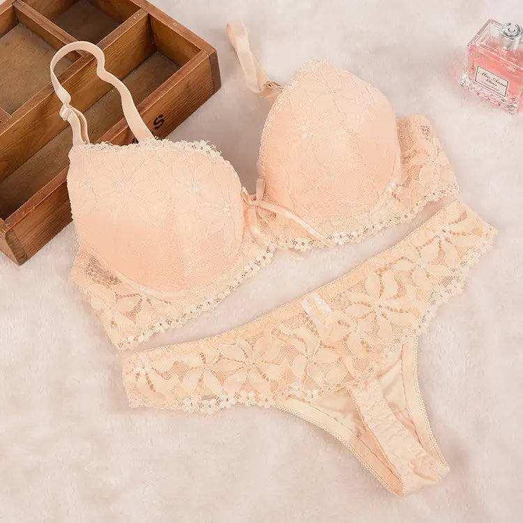 🌸: Lace Thong Set - Women's Sexy Lingerie Outfit for Seductive Appeal