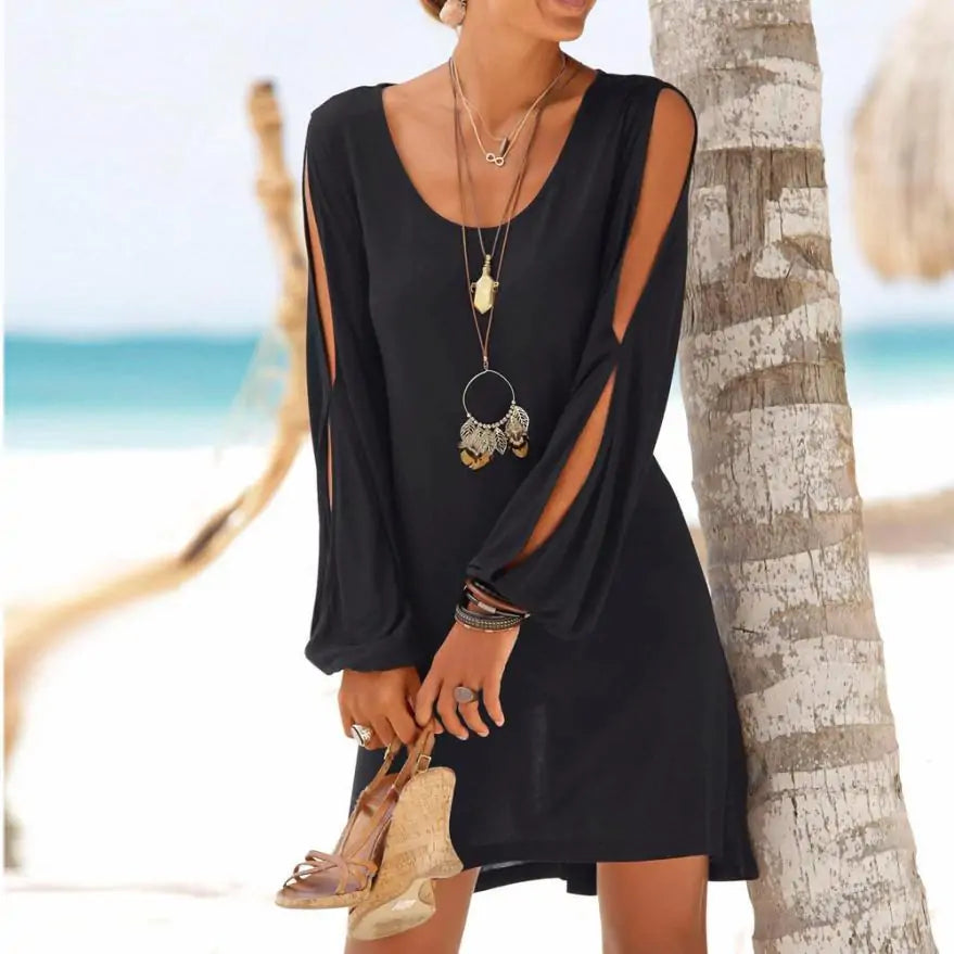 👗: Breezy Beach Mini Dress - Casual Summer Resort Style