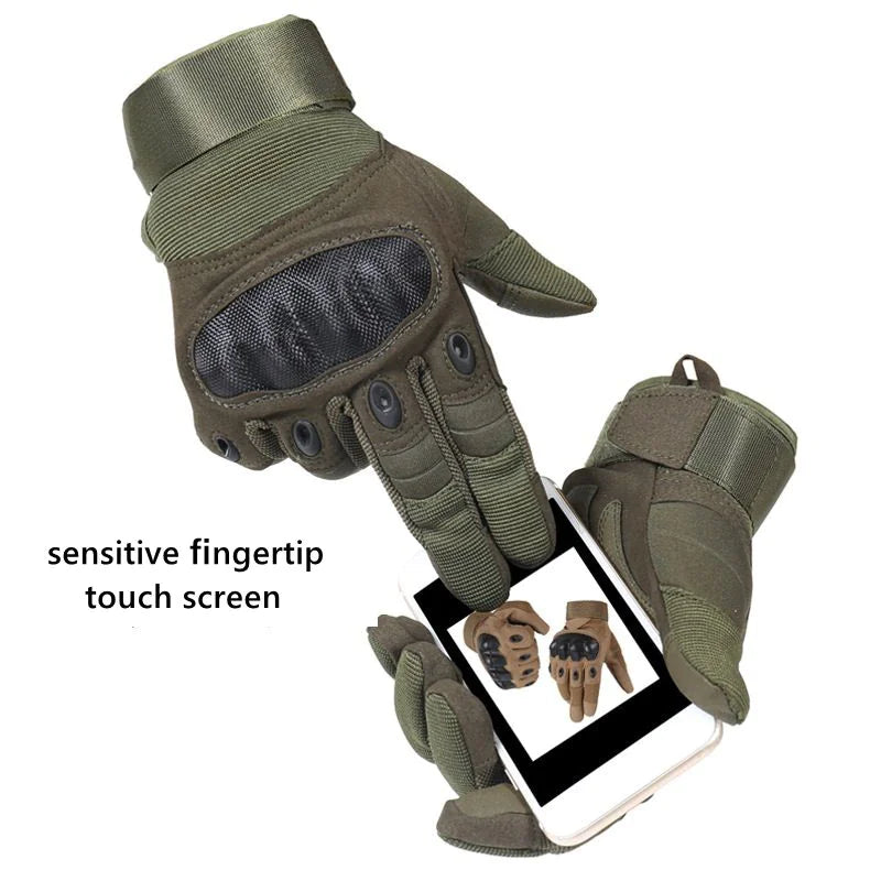 🏍️ Tactical Motorcycle Motocross Full Finger Gloves - Racing Riding Gear