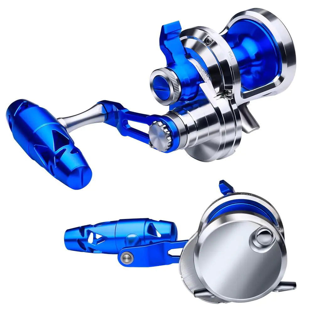 π£ Fishing Jigging Conventional Reel - Lever Drag Saltwater Heavy Duty Big Game JN08L