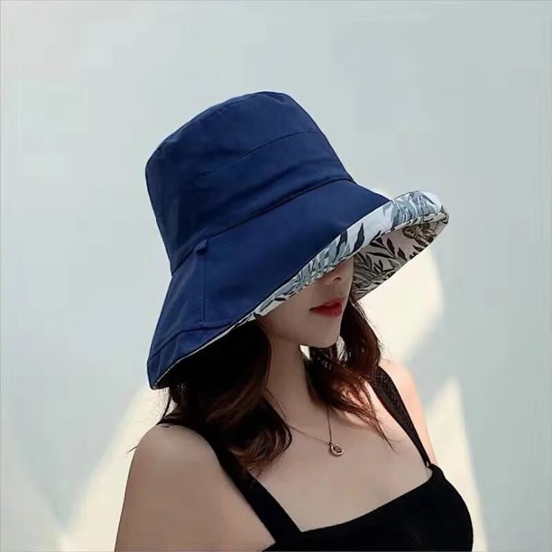 π: Reversible Beach Sun Hats - Two-in-One Summer Style