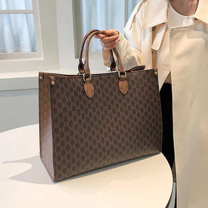 π: Shoulder Tote Bag For Women - Retro European American Style