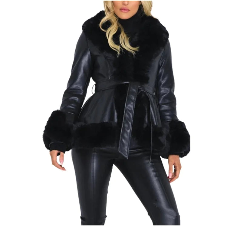 🌬️: Slim Tie-Waist Windbreaker Jacket - Elegant Women's Outerwear