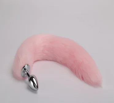 π¦ Multicolor Faux Fox Tail Intimate Accessory - Premium Metal Design