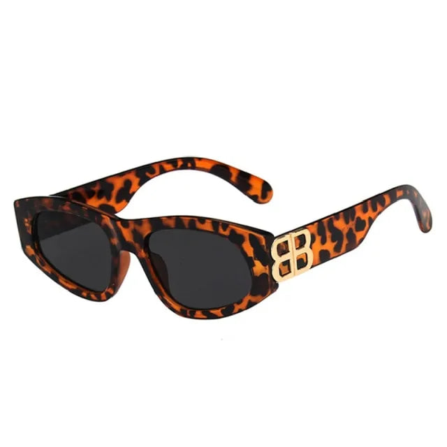 🔲: Small Square Frame Sunglasses Retro - Trendy UV400 Protection