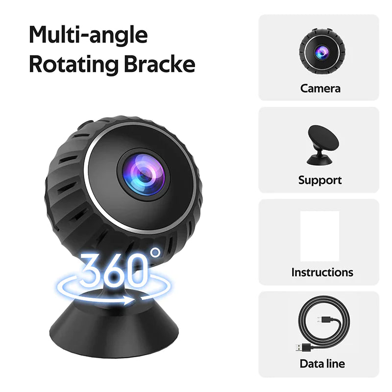 πΆ Mini Hidden Spy Nanny Camera - Wireless WiFi Home Security HD 1080P DVR