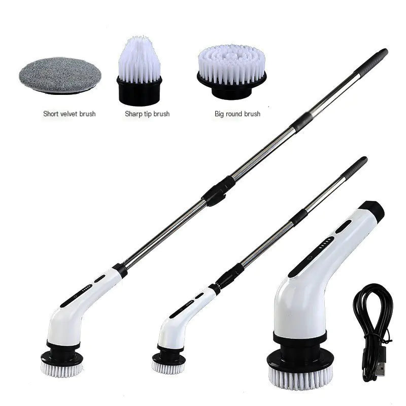 🧹: Extendable Wireless Electric Cleaning Brush Set