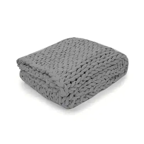 π§: Zen Weighted Knitted Blanket - Therapeutic Relaxation and Mindful Comfort