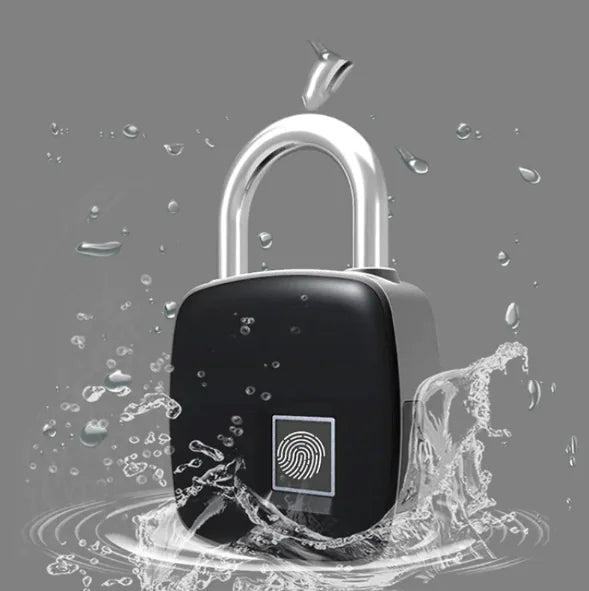 π Electronic Fingerprint Smart Padlock - Advanced Biometric Security Lock