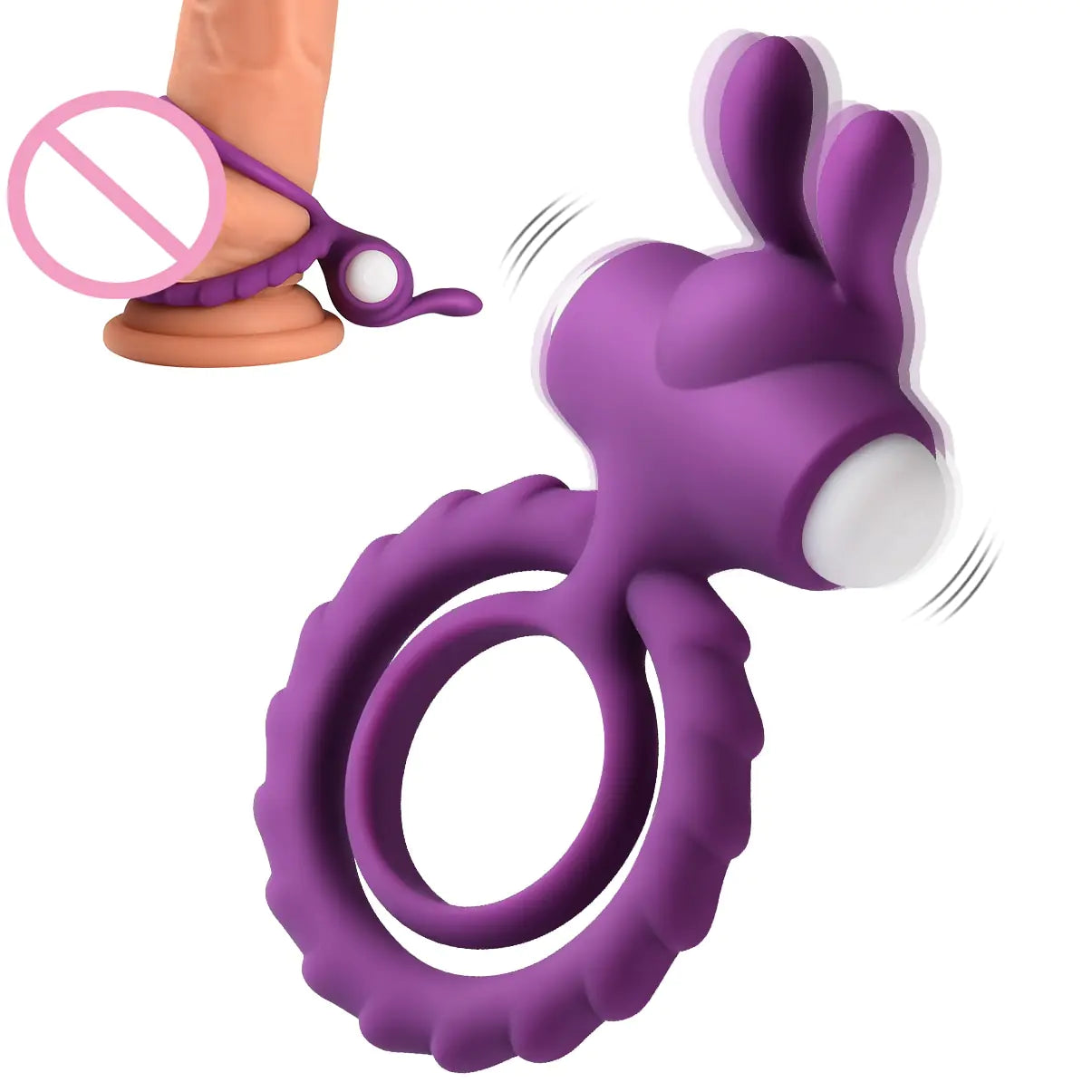 π₯ Premium Men's Vibrating Ring - Adult Wellness Enhancement Device