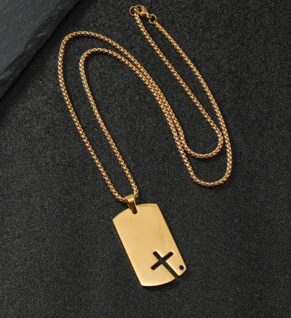 🔥: Punk Laser-Cut Stainless Steel Necklace