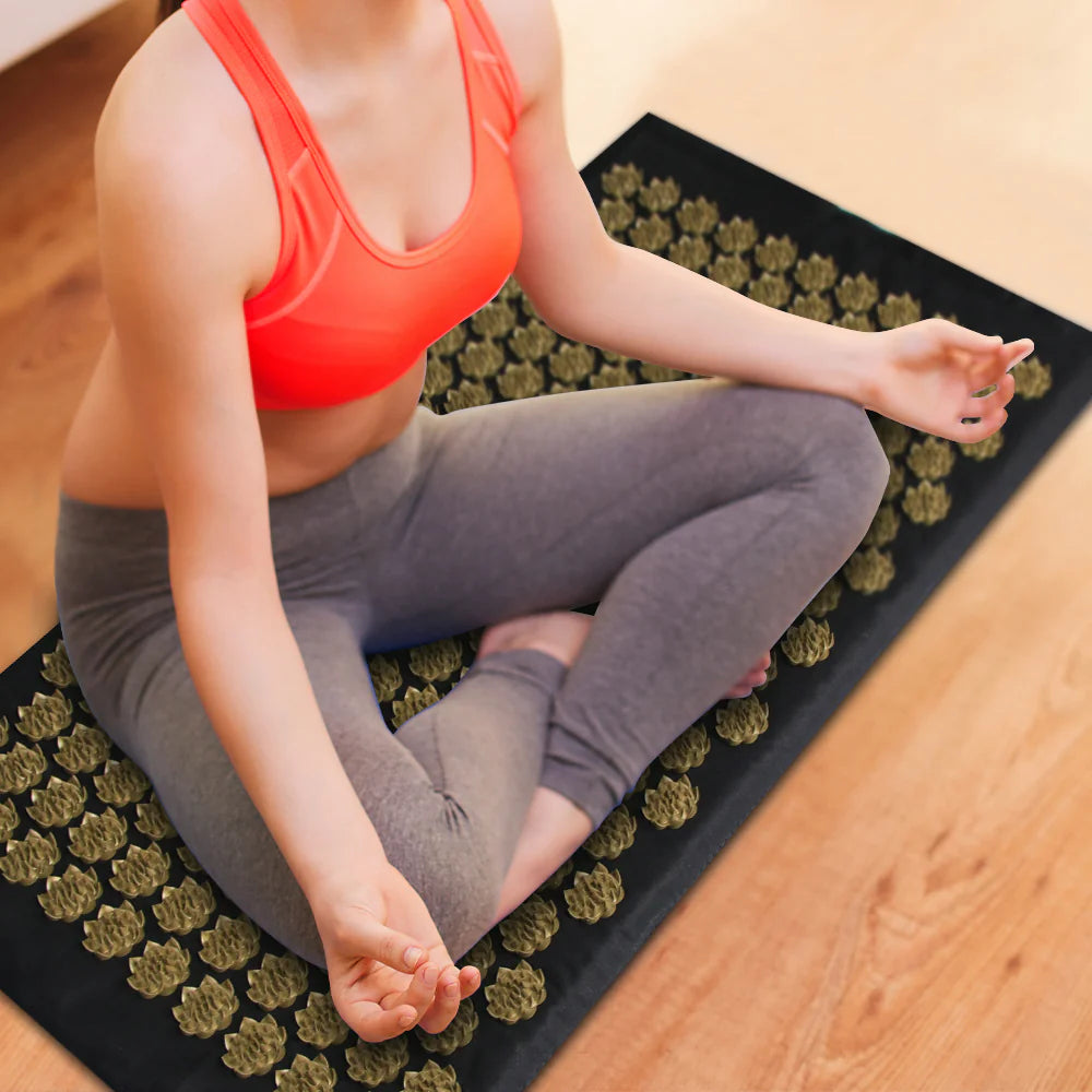 πΈ Acupressure Massage Mat and Pillow Set - Kuznetsov Applicator Therapy