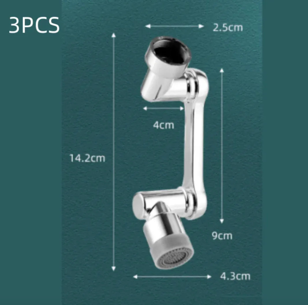 🚰 Universal 1080° Rotating Faucet Extender - Multi-Functional Water Attachment