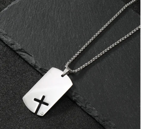 🔥: Punk Laser-Cut Stainless Steel Necklace