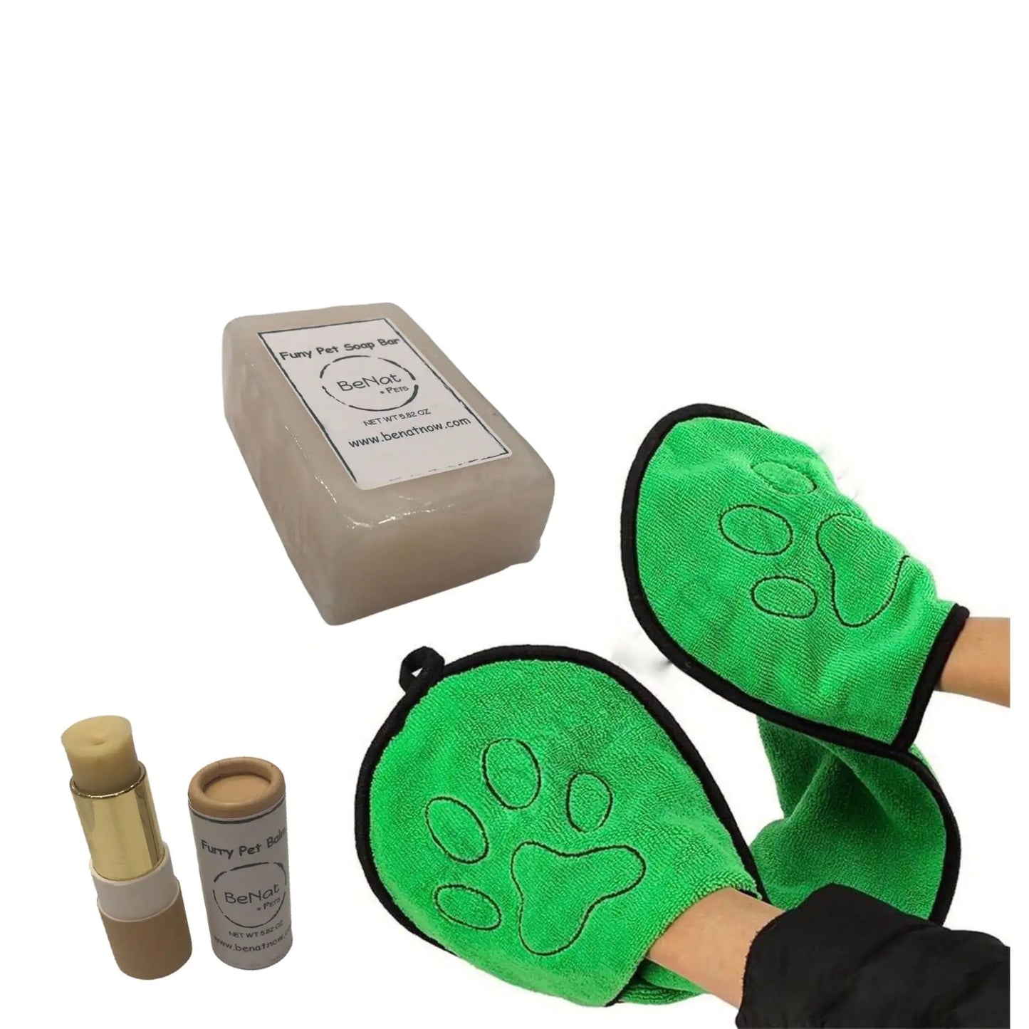 🧴: BeNat Pets 3-Pack Pet Grooming Bundle - Complete Care Kit