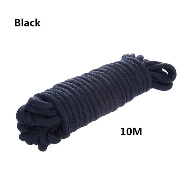 π Soft Bondage Rope for Adults - 10m Premium Quality in 4 Colors