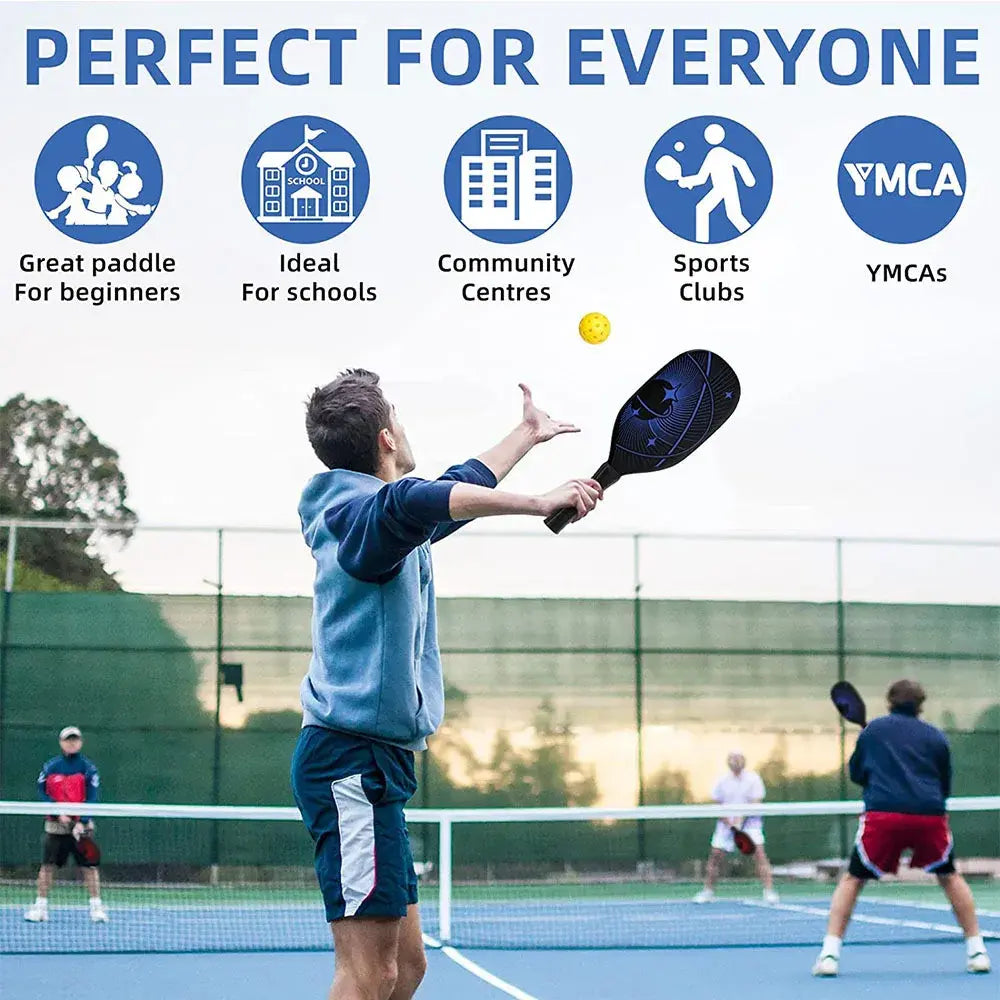 π: Pickleball Paddles Carbon Fiber Surface - Professional Performance Equipment