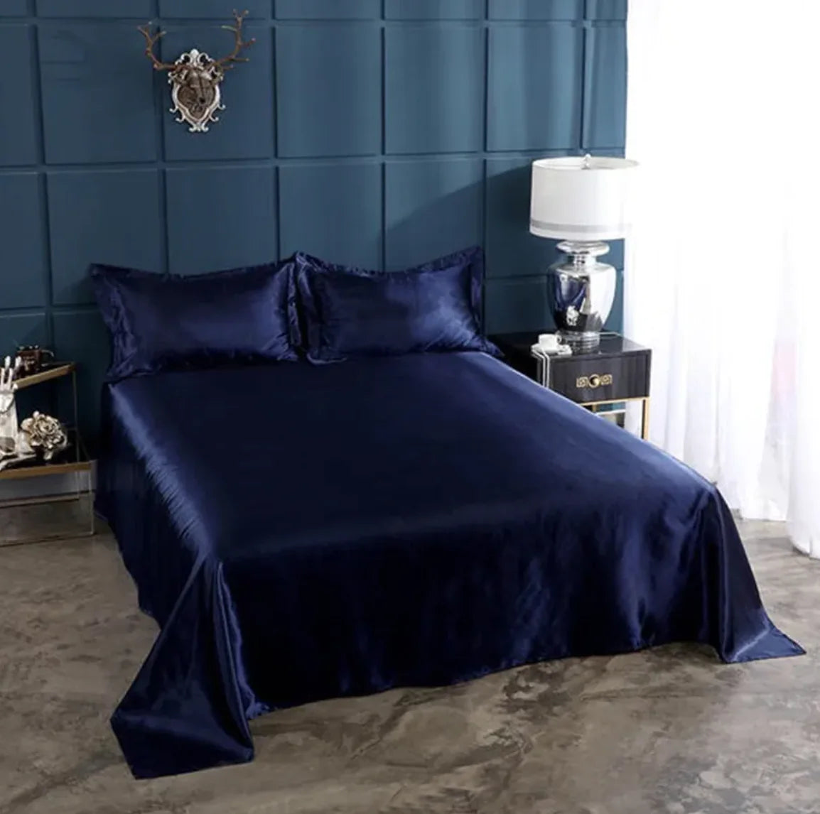🛏️: Pure Ice Silk Bed Linen - Luxury Cooling Bedding Set