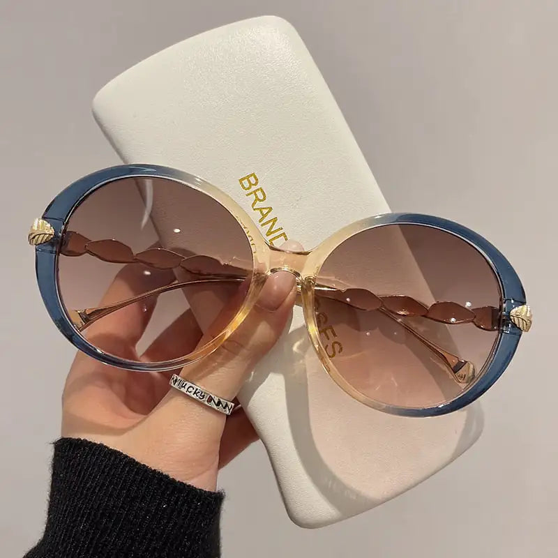 ⭕: Vintage Round Frame Sunglasses - Timeless Retro Elegance