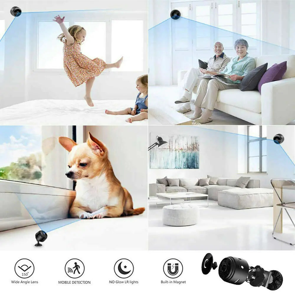 πΉ Mini Wireless Hidden Camera - WiFi IP Home Security DVR with Night Vision 1080P