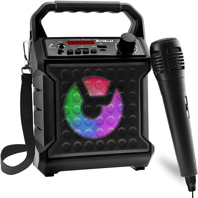 π€: Risebass Portable Karaoke Machine - Complete Home Party System with Lights & Microphone