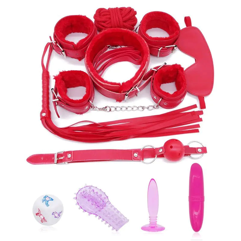 π Women's Intimate Bondage Kit - Handcuffs & Blindfold Starter Set
