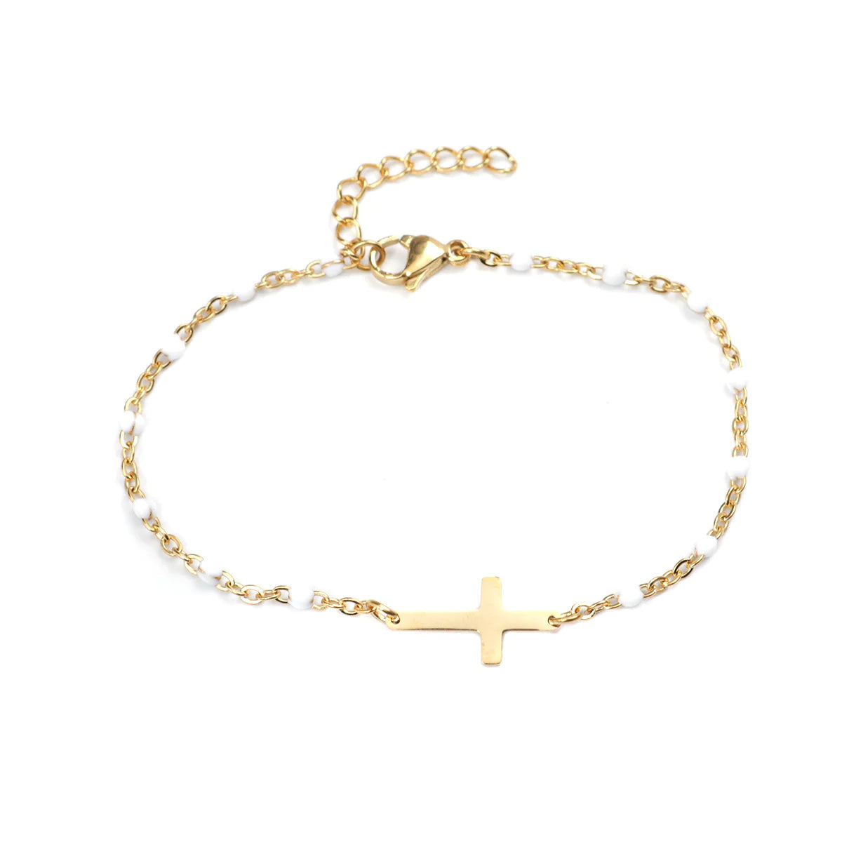 ✝️: Cross Stainless Steel Bracelet