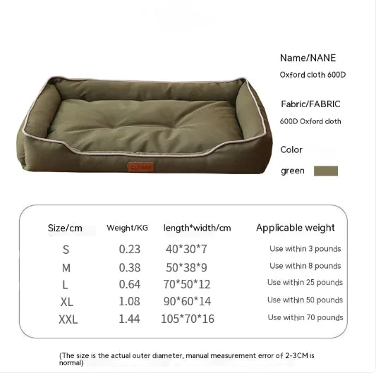 🛡️: Bite-Resistant Waterproof Dog Mat - Durable Comfort Protection