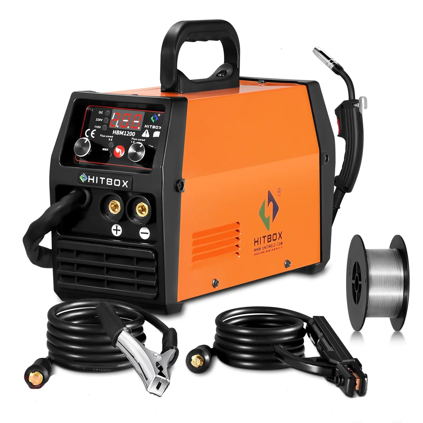 ⚡: HITBOX 220V Multi-Function Gasless Welding Machine - MIG/TIG/MMA 3-in-1 Professional Welder