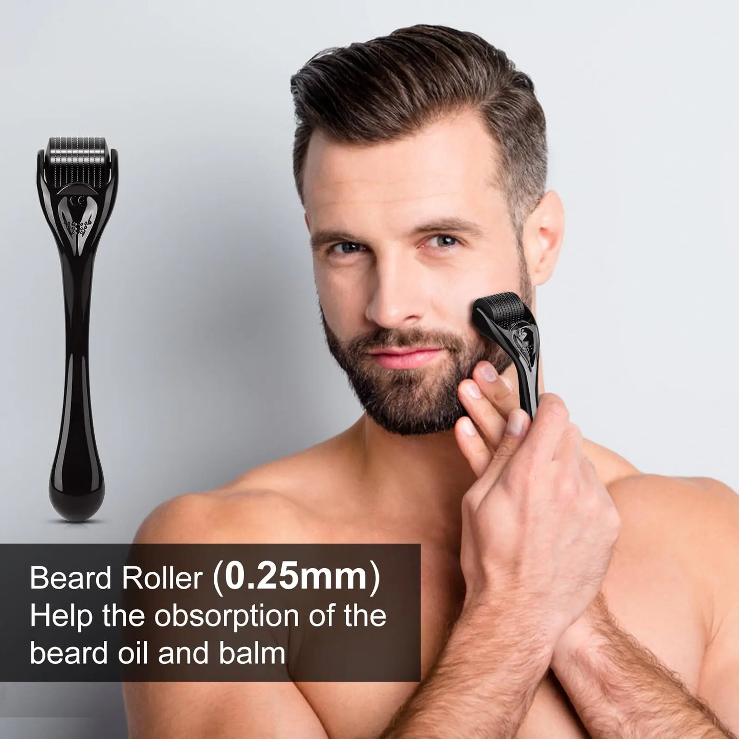 π§ MALE GOD Beard Growth Kit - Complete Care System with Oil, Balm, Comb & Massager