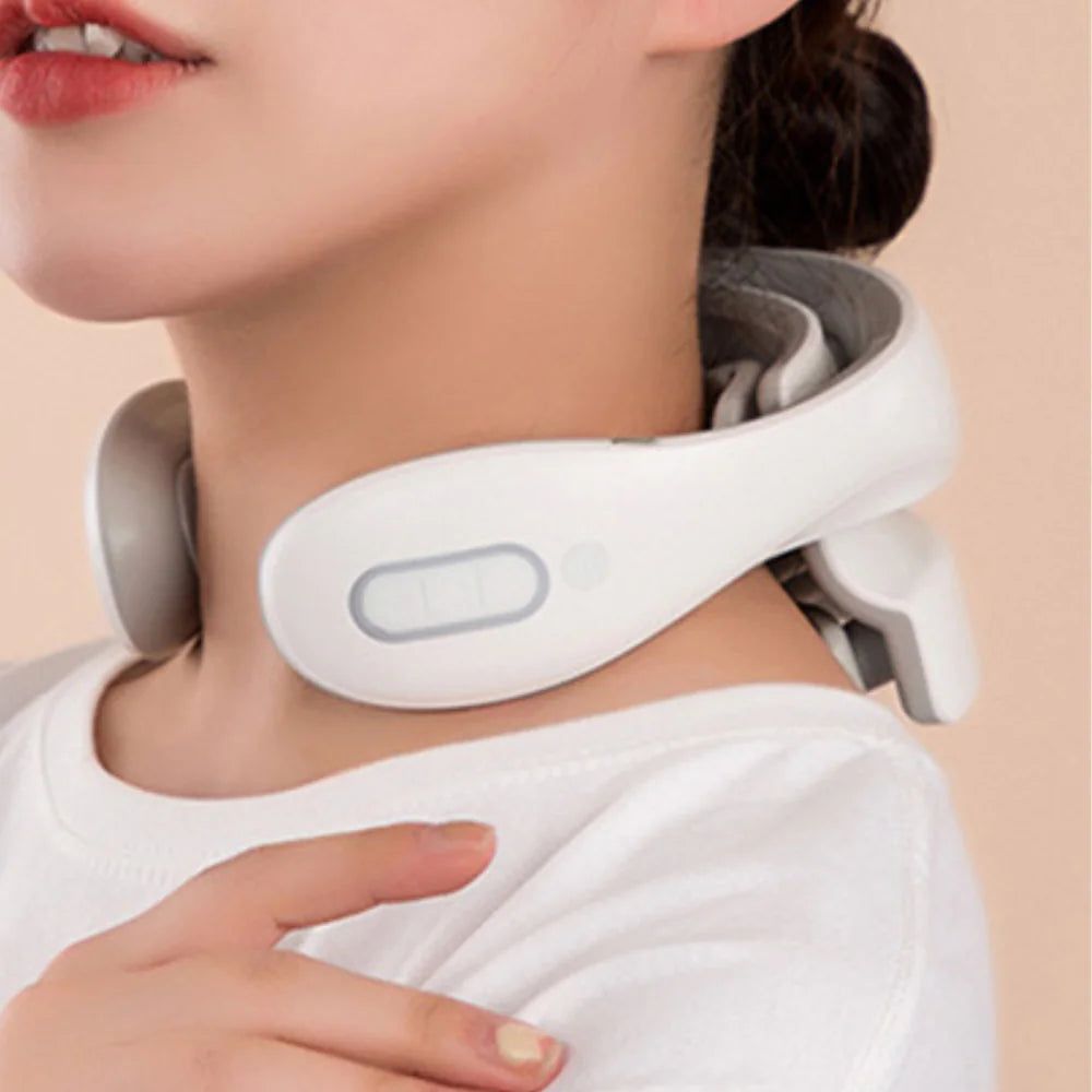 𦴠Neck Deep Tissue Portable & Rechargeable Neck Massager - Targeted Relief Device