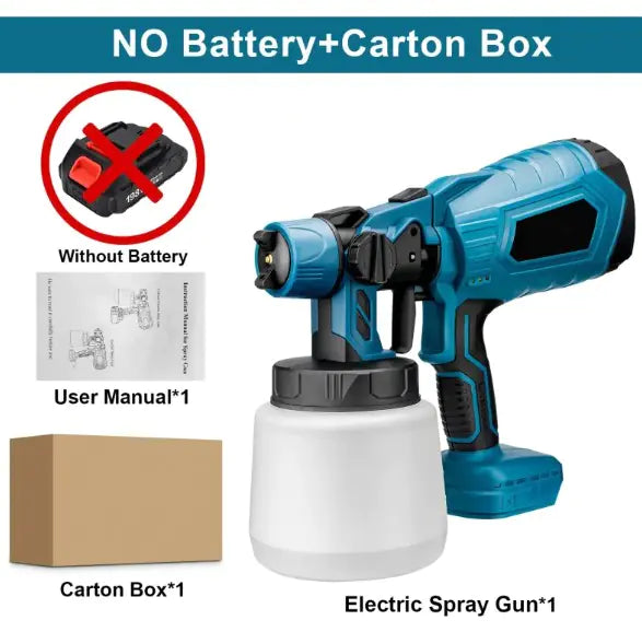 π¨: Wireless Paint Sprayer - Cordless Electric Paint Gun for Professional Results