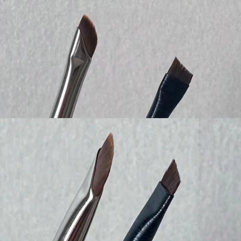 ποΈ Angled Sickle Edge Makeup Brush - Precision Professional Beauty Tool
