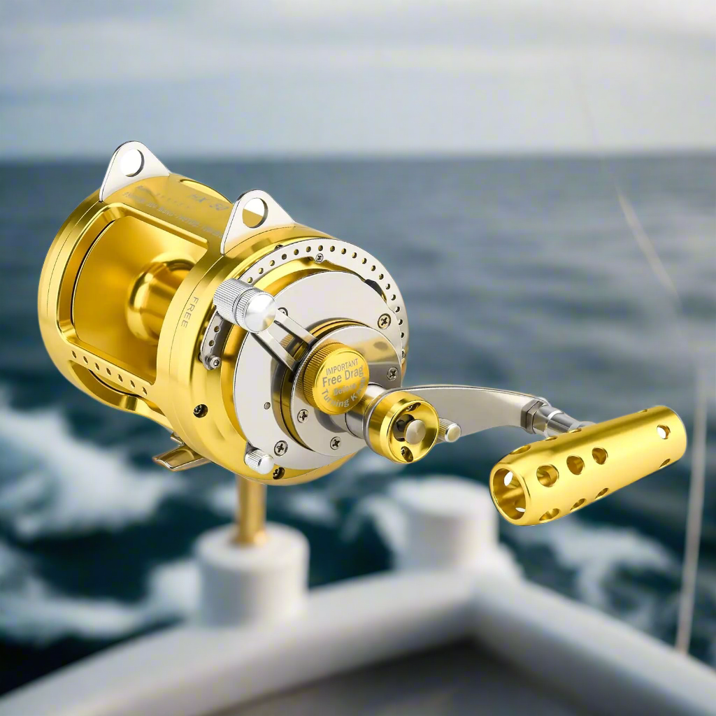 π£ Gomexus HX50 Saltwater Trolling Reel - 2-Speed Big Game Conventional Reel 97lbs Drag