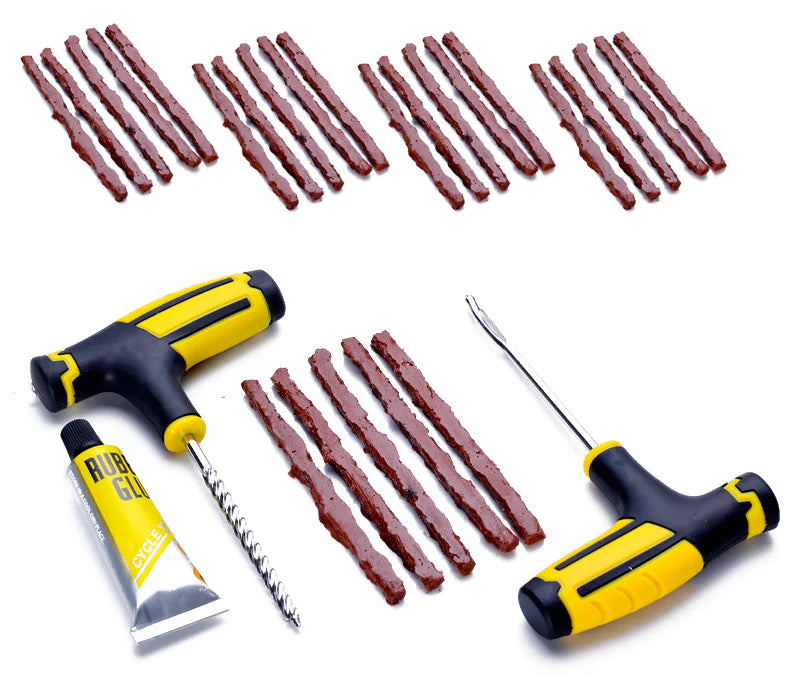π§ 68-Piece Tire Repair Kit - DIY Flat Tire Fix for Car Truck Motorcycle