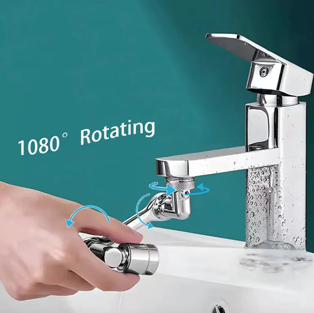 🚰 Universal 1080° Rotating Faucet Extender - Multi-Functional Water Attachment