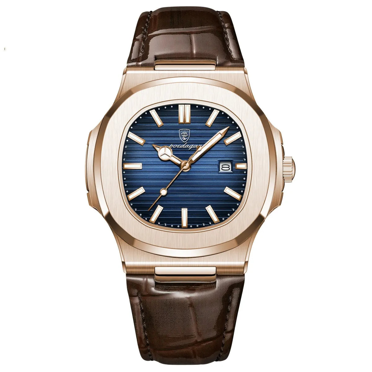 ⌚: Men's Waterproof Luminous Quartz Watch - 50M Water Resistant Timepiece