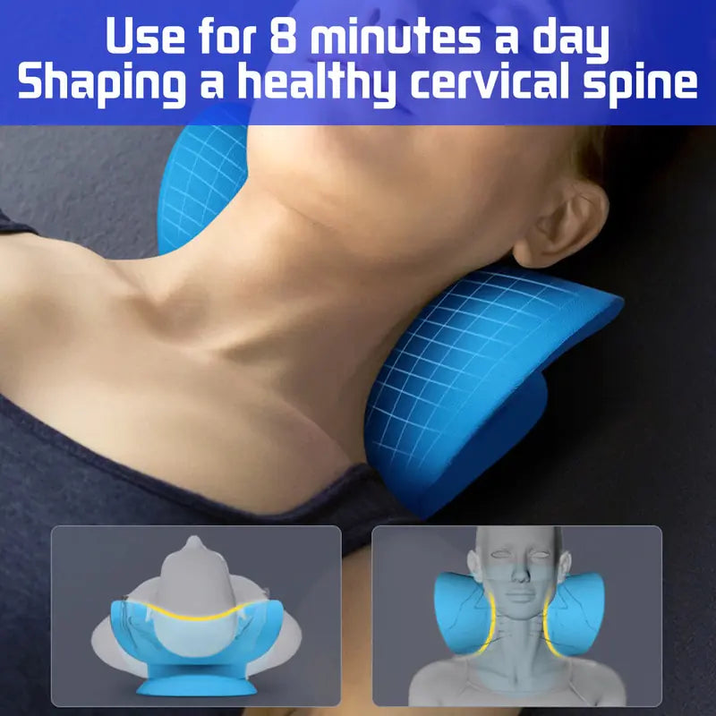 π: Neck Stimulator Pillow Massager - Therapeutic Sleep Support Device