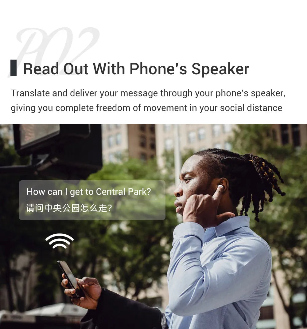 π§ M6 Smart Bluetooth Translation Earphones - Professional Multi-Language Audio Device