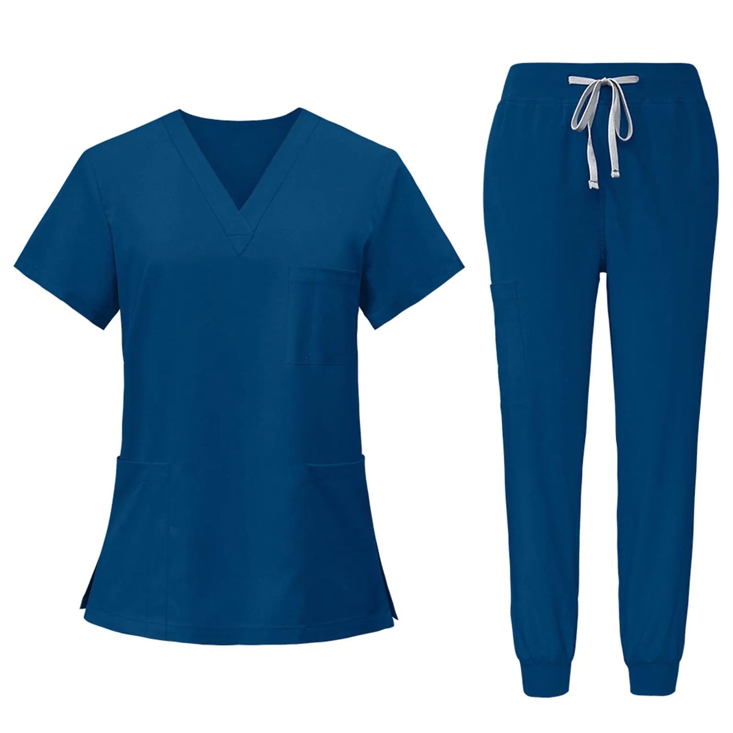 🩺 RAYGARD Unisex Medical Scrubs Set XL - Dark Blue Healthcare Uniform